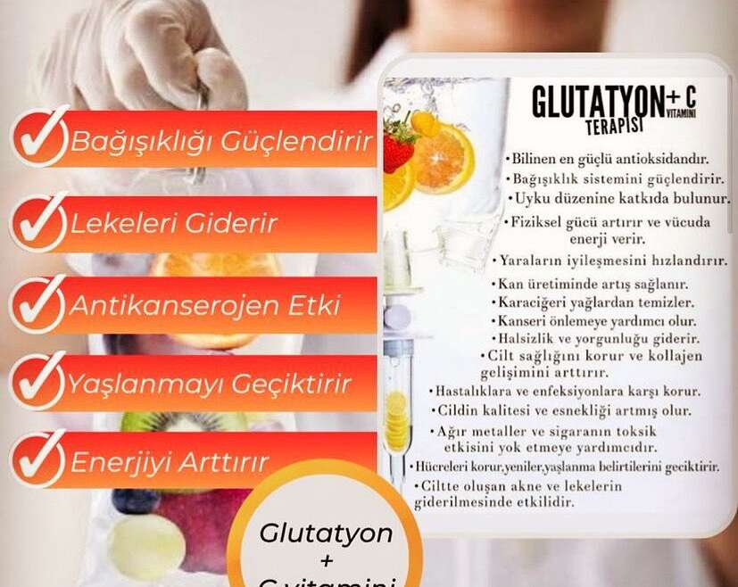 Evde / Yerinde Glutatyon Serum Hizmeti